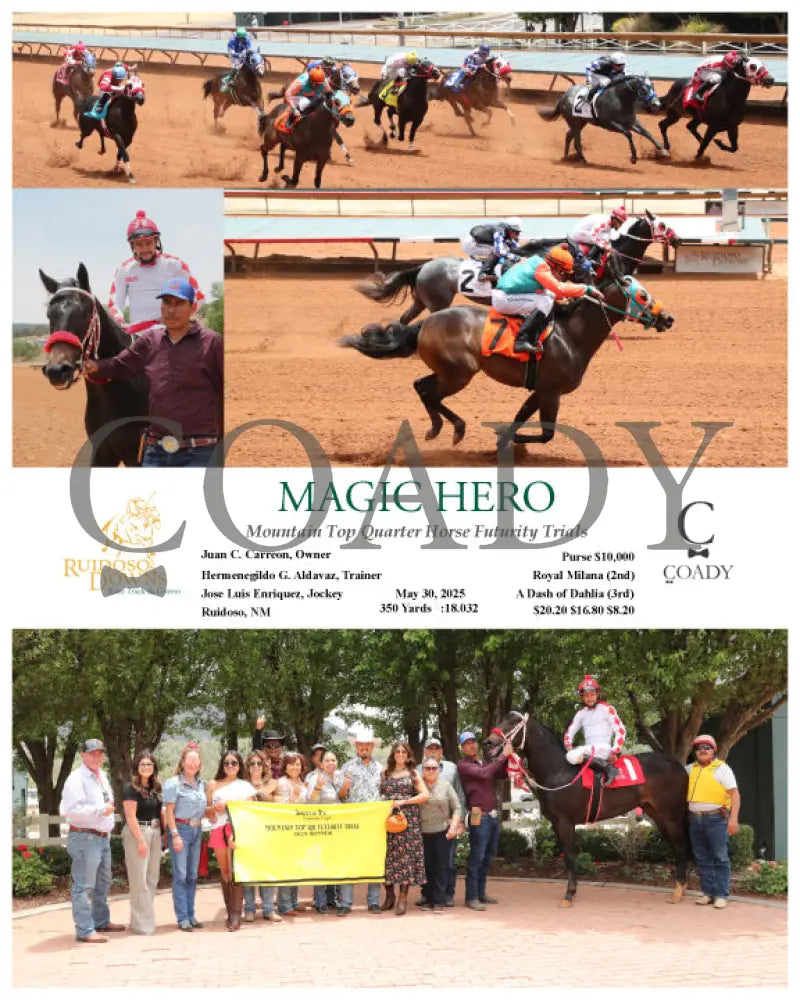MAGIC HERO - Mountain Top Quarter Horse Futurity Trials - 05-30-25 - R02 - RUI Ruidoso Downs