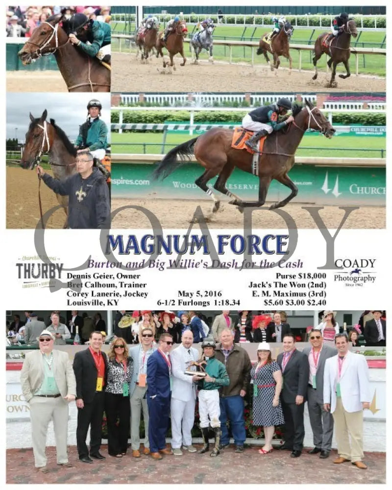 Magnum Force - 050516 Race 07 Cd Group Churchill Downs