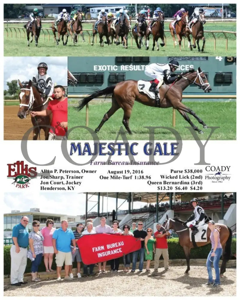 MAJESTIC GALE - 081916 - Race 05 - ELP - Coady Media - Kurtis Coady Photography