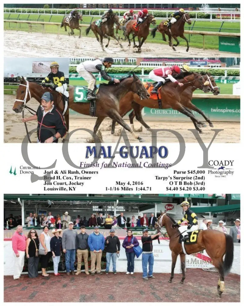 Mal Guapo - 050416 Race 07 Cd Group Churchill Downs