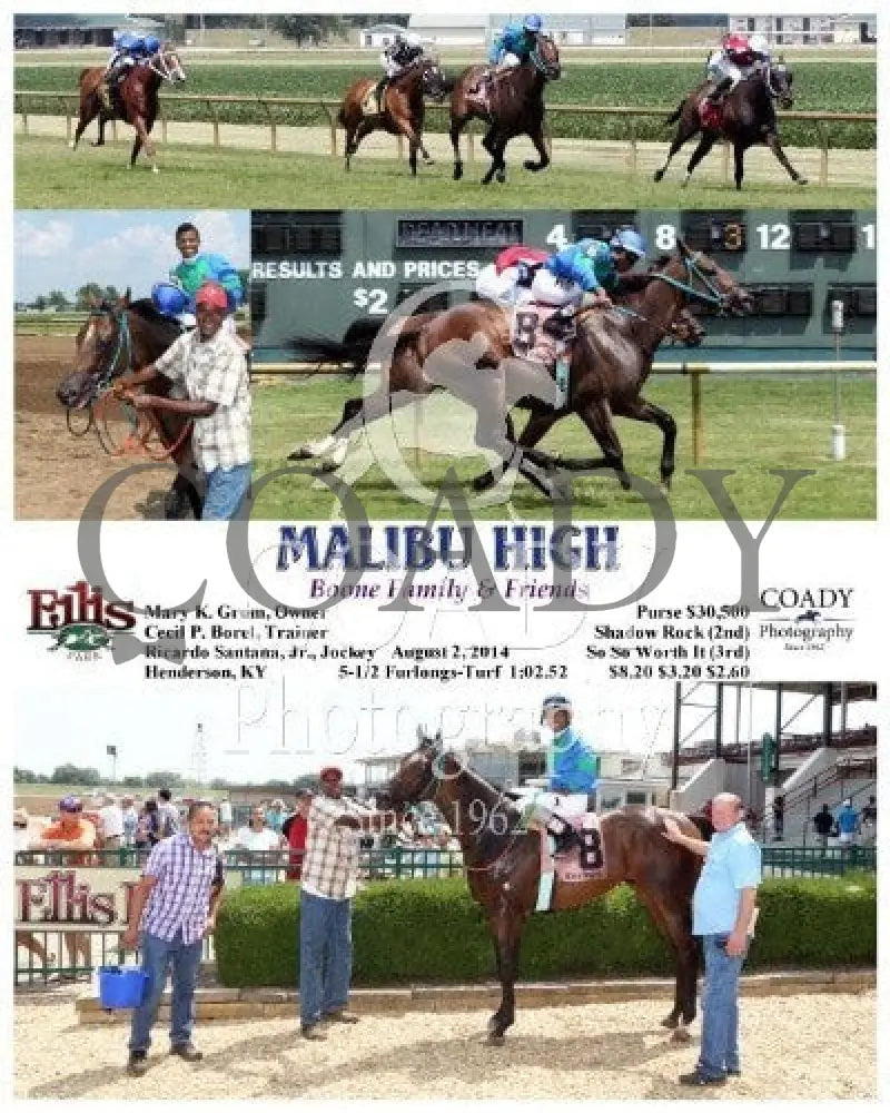 Malibu High - 080214 Race 04 Elp Ellis Park