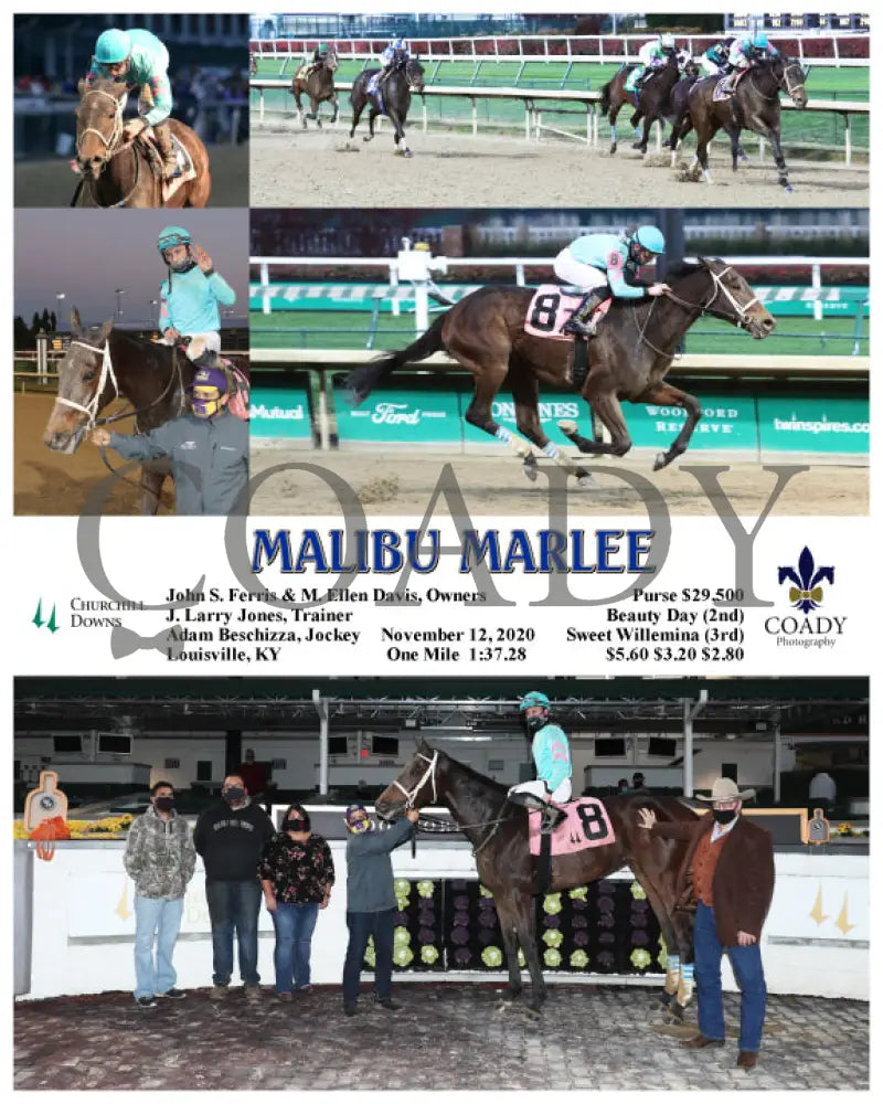 Malibu Marlee - 11-12-20 R10 Cd Churchill Downs