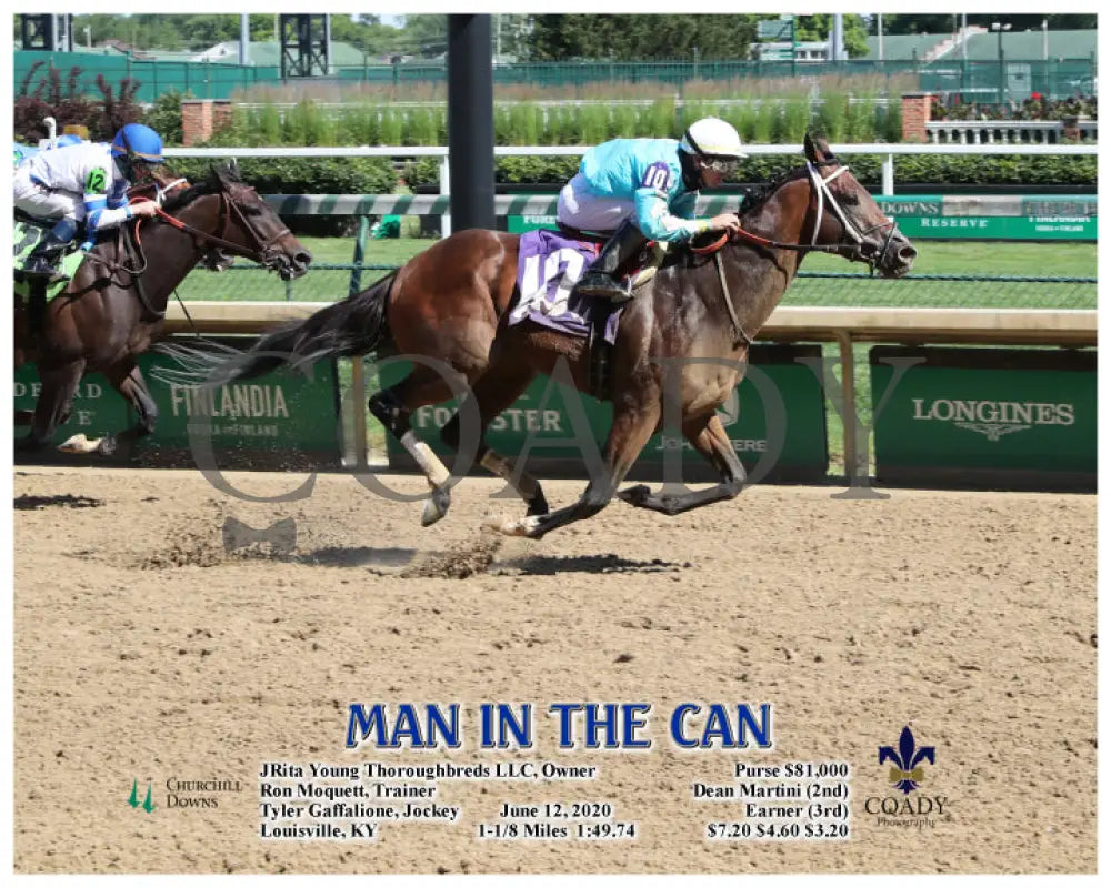 Man In The Can - 06-12-20 R08 Cd Action Churchill Downs