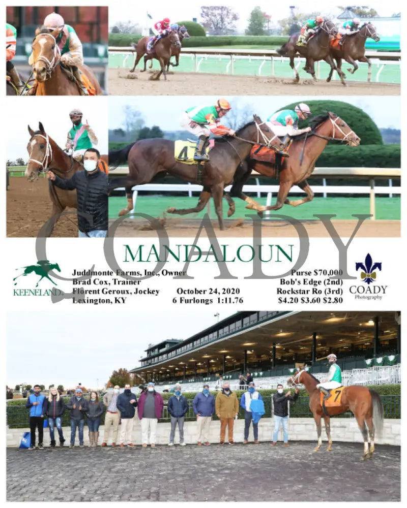Mandaloun - 10-24-20 R10 Kee Keeneland