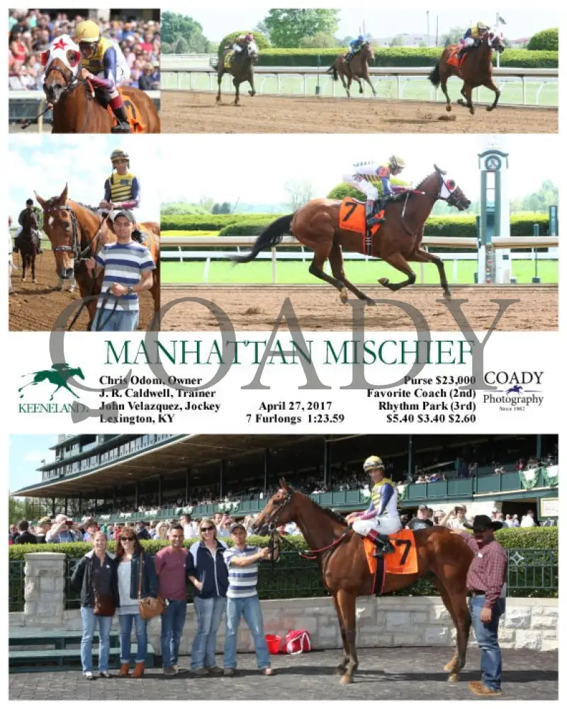 Manhattan Mischief - 042717 Race 07 Kee Keeneland