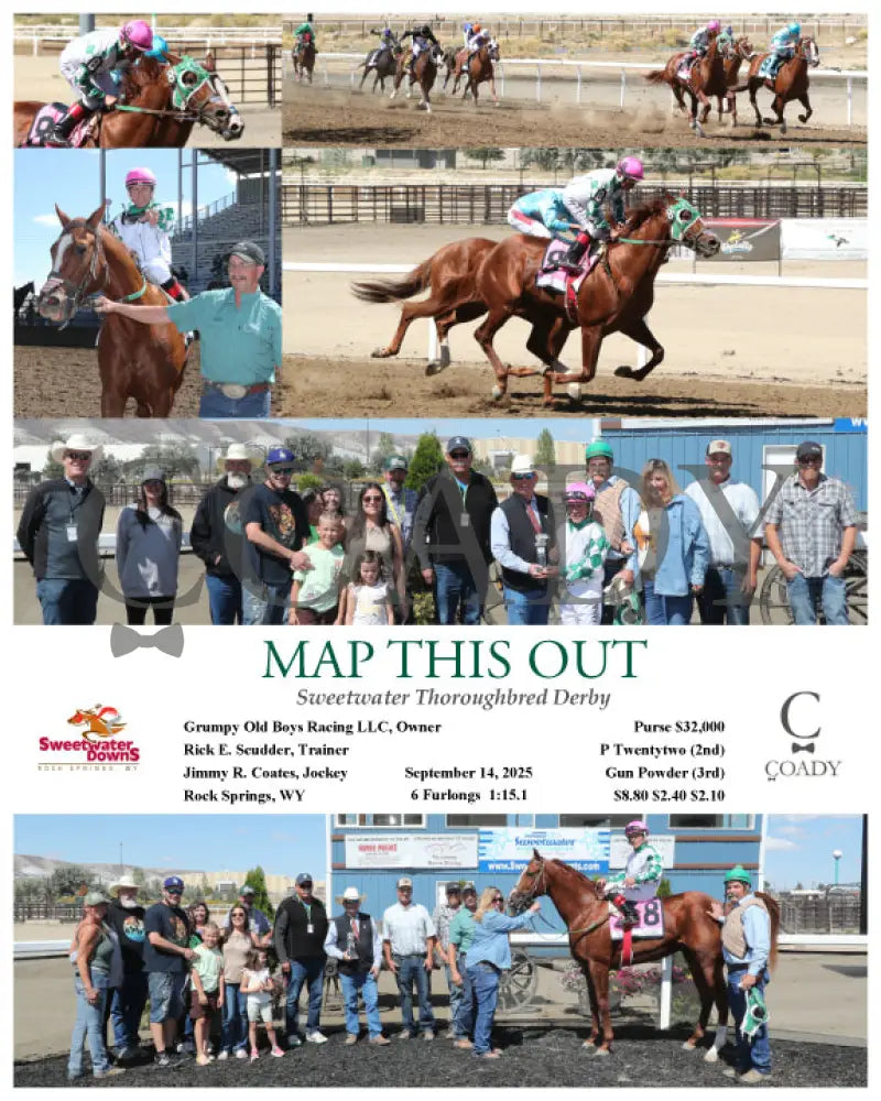 MAP THIS OUT - Sweetwater Thoroughbred Derby - 09-14-25 - R01 - SWF - Coady Media - Kurtis Coady Photography