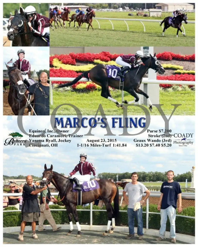 Marco’s Fling - 082315 Race 06 Btp Belterra Park