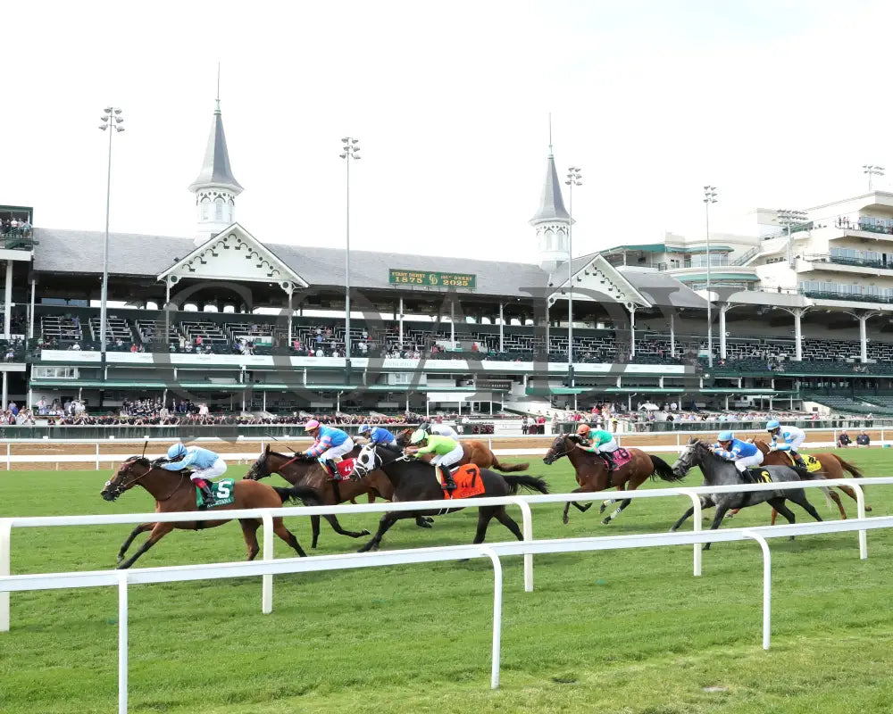 MARKSMAN QUEEN - The Keertana - 12th Running - 05-24-25 - R09 - CD - Inside Finish 01 Churchill Downs