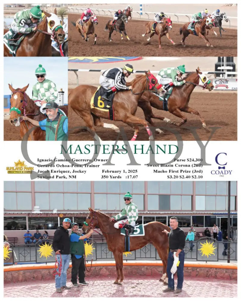 Masters Hand - 02-01-25 R05 Sun Turfway Park