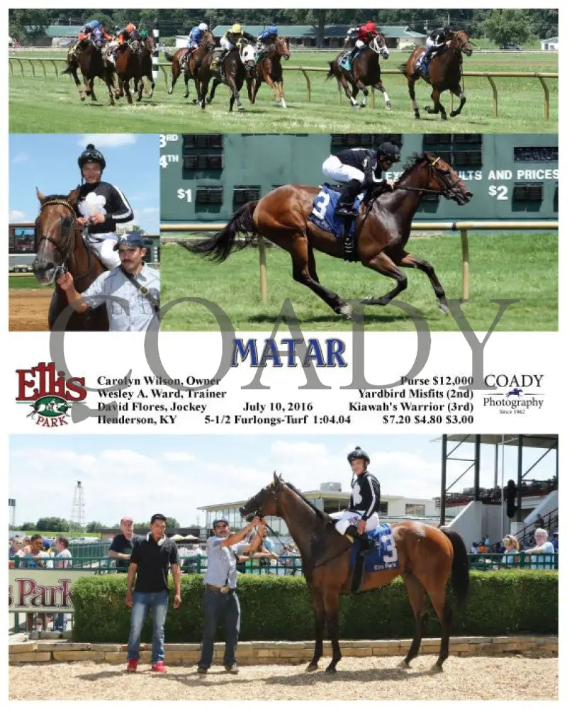 Matar - 071016 Race 04 Elp Ellis Park