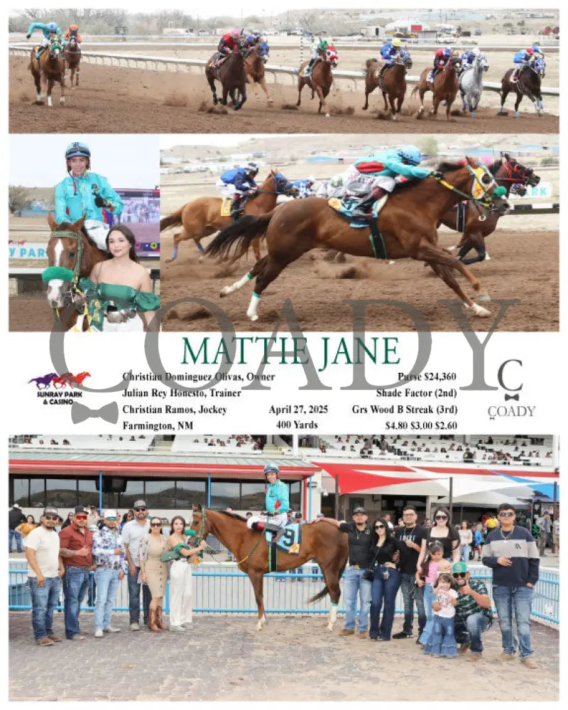 MATTIE JANE - 04-27-25 - R03 - SRP SunRay Park