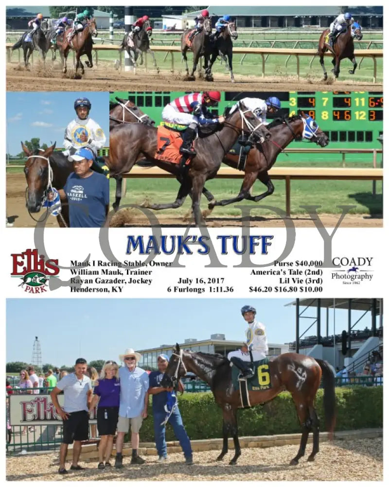 Mauk’s Tuff - 071617 Race 07 Elp Ellis Park
