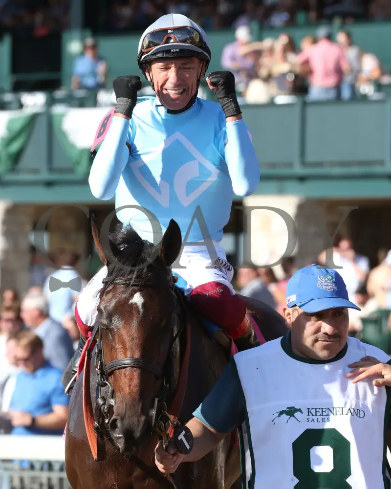 May Day Ready - The Jessamine G2 10-04-24 R08 Keeneland Race Course Lanfranco Dettori 06