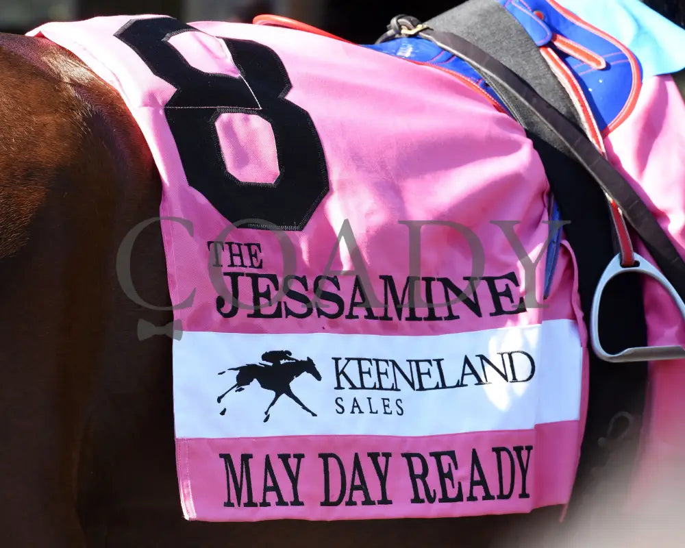 May Day Ready - The Jessamine G2 10-04-24 R08 Keeneland Race Course Saddle Towel 01