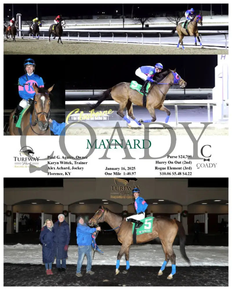 Maynard - 011625 Race 03 Tp Turfway Park