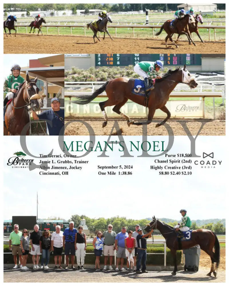 Megan’s Noel - 090524 Race 06 Btp Belterra Park