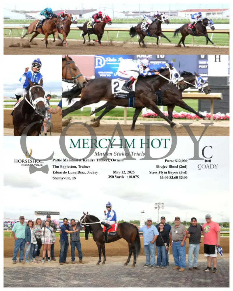 MERCY IM HOT - Maiden Stakes Trials - 05-12-25 - R10 - IND Indiana Grand
