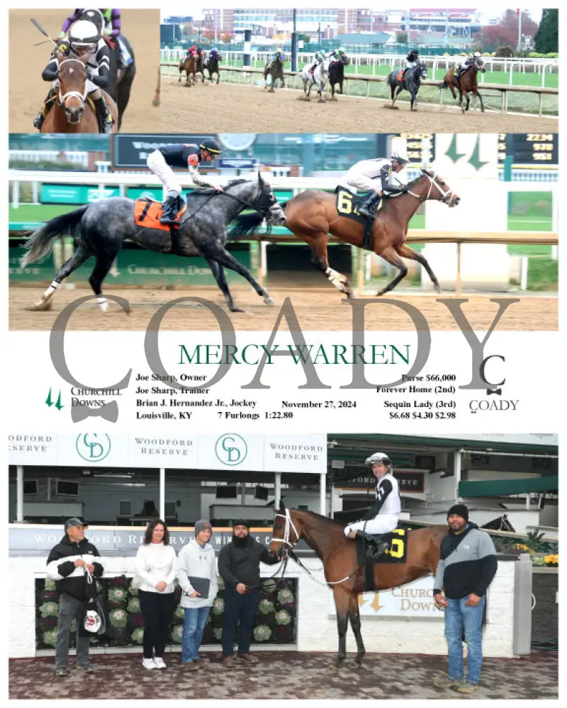 Mercy Warren - 11-27-24 R05 Cd Churchill Downs