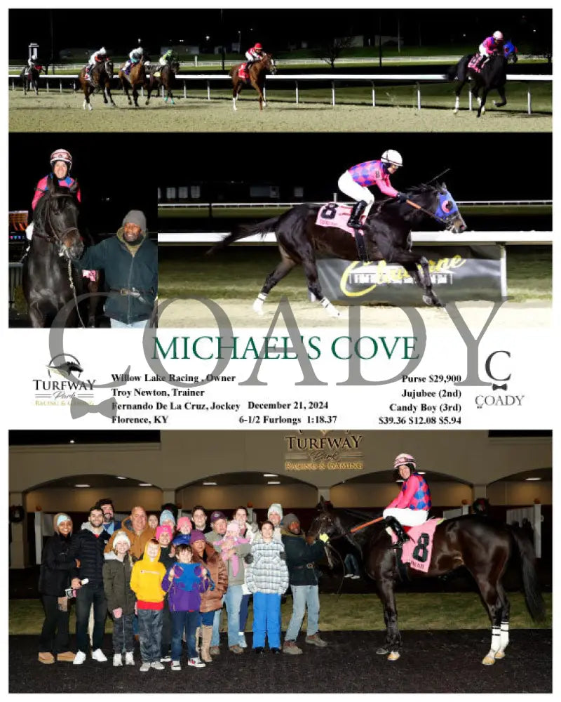 Michael’s Cove - 12-21-24 R01 Tp Turfway Park