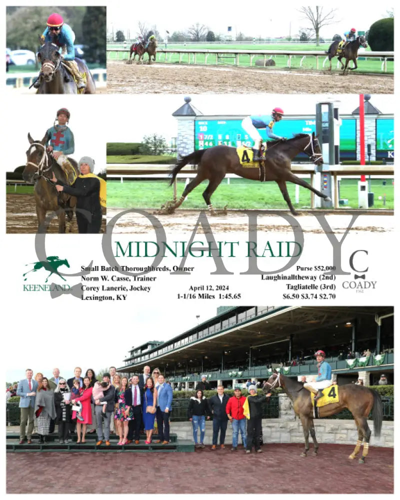 Midnight Raid - 04 - 12 - 24 R10 Kee Keeneland