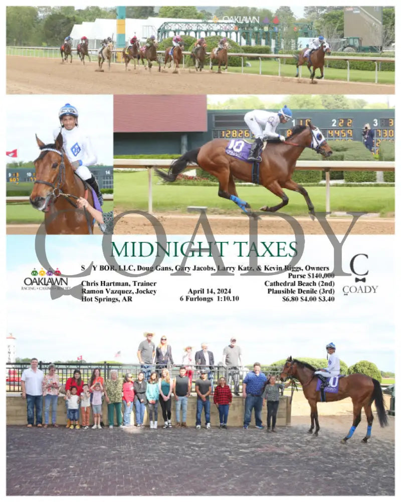 Midnight Taxes - 04 - 14 - 24 R08 Op Oaklawn Park