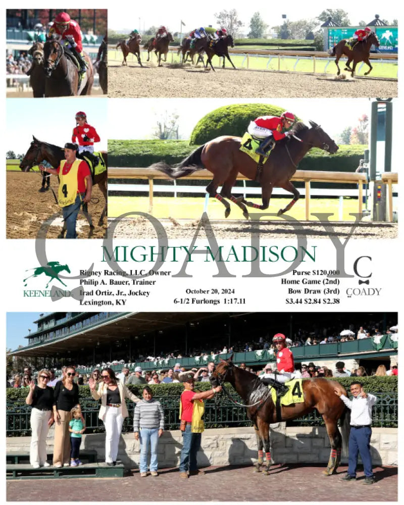 Mighty Madison - 102024 Race 04 Kee Keeneland