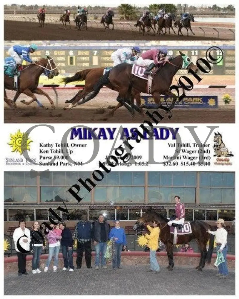 Mikay As Lady - 1 2 2009 Sunland Park