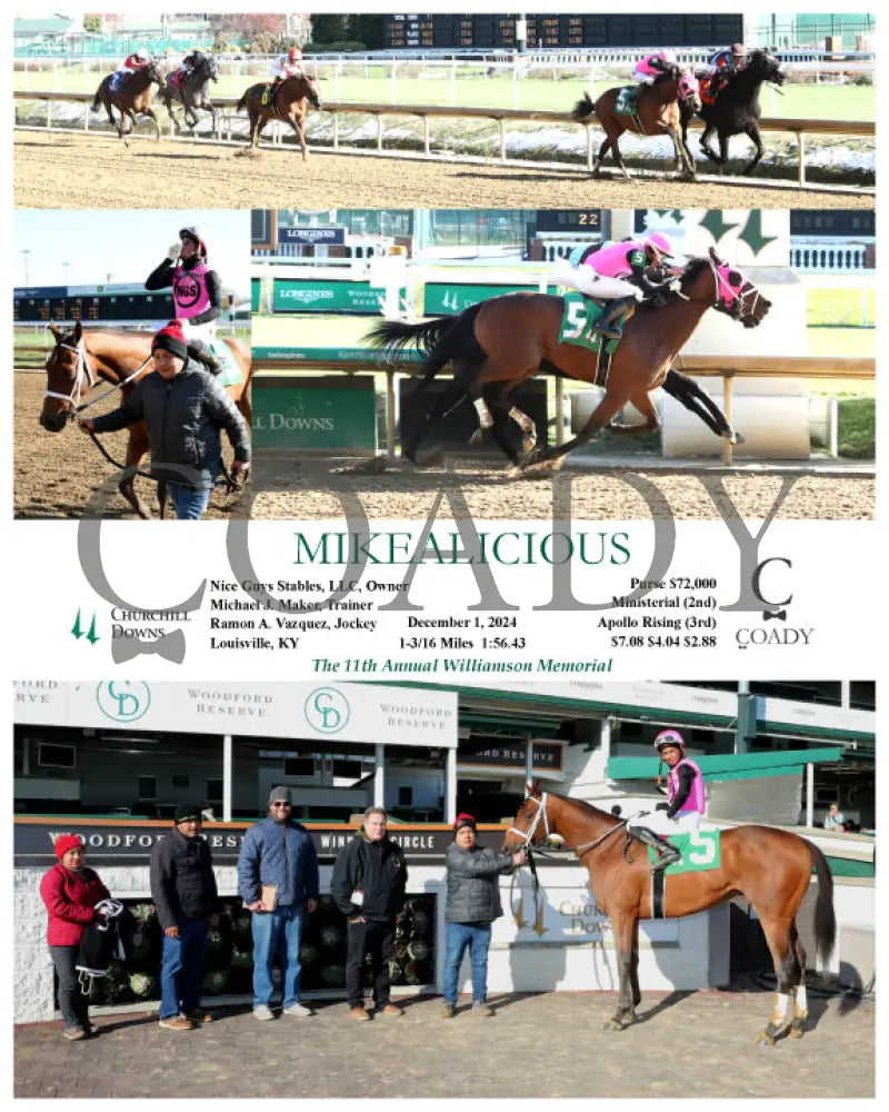 Mikealicious - 12-01-24 R03 Cd Churchill Downs