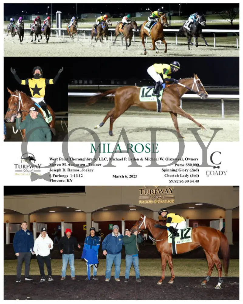 MILA ROSE - 030625 - Race 08 - TP Turfway Park