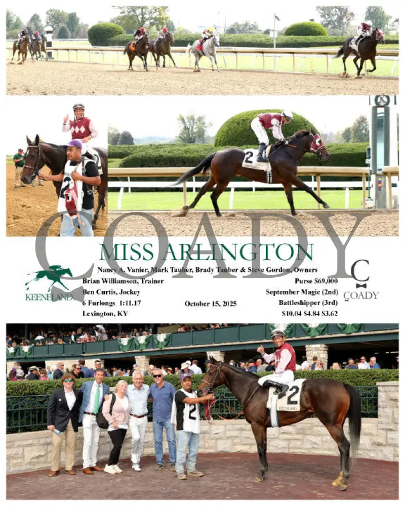 MISS ARLINGTON - 101525 - Race 04 - KEE Keeneland
