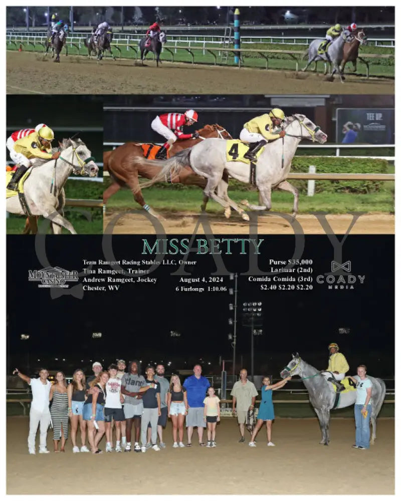 Miss Betty - 08-04-24 R09 Mnr Mountaineer Park