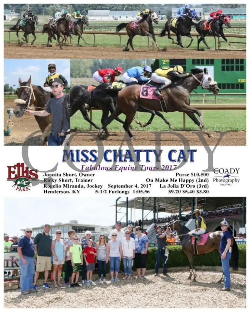 MISS CHATTY CAT - 090417 - Race 02 - ELP - Coady Media - Kurtis Coady Photography
