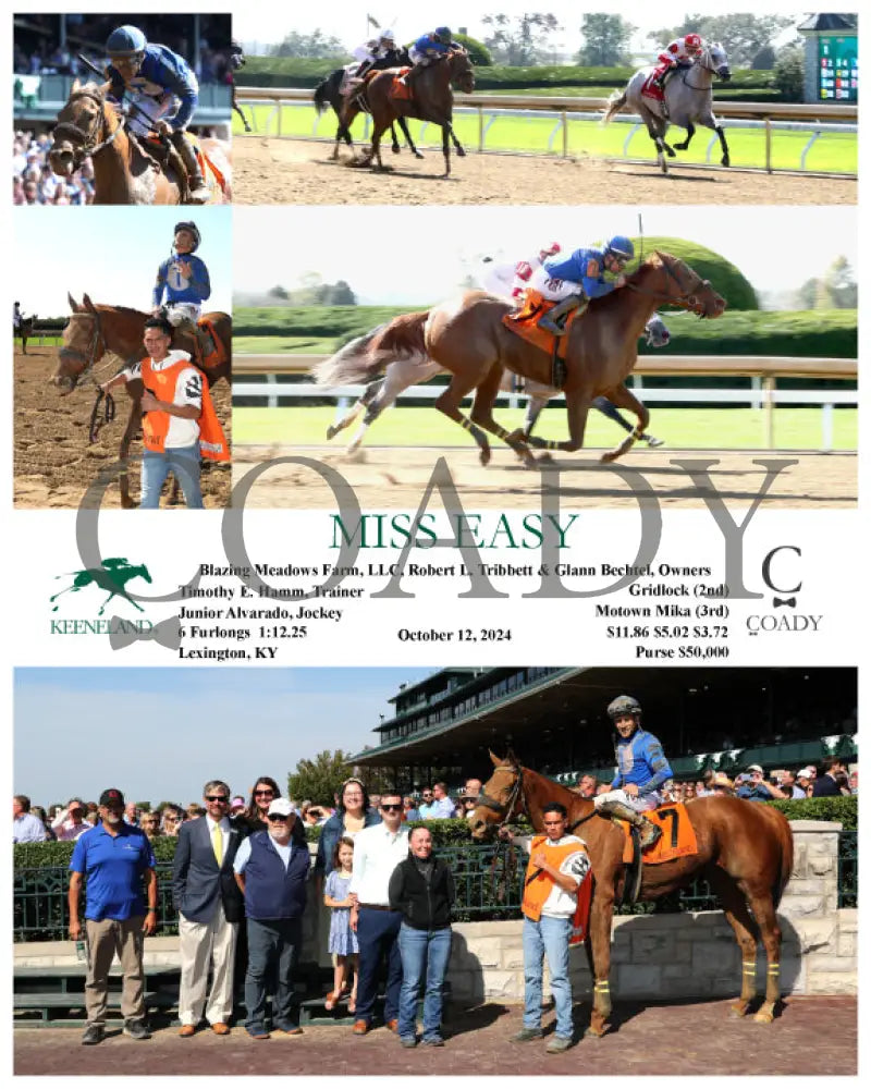 Miss Easy - 101224 Race 01 Kee Keeneland
