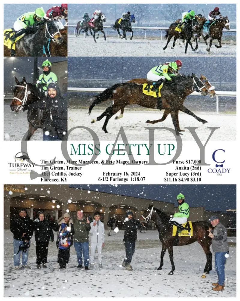 Miss Getty Up - 02-16-24 R01 Tp Turfway Park