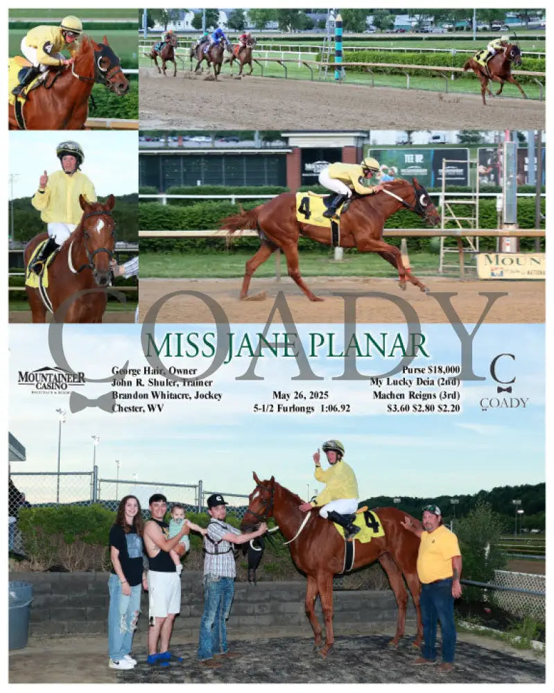 MISS JANE PLANAR - 05-26-25 - R04 - MNR Mountaineer Park
