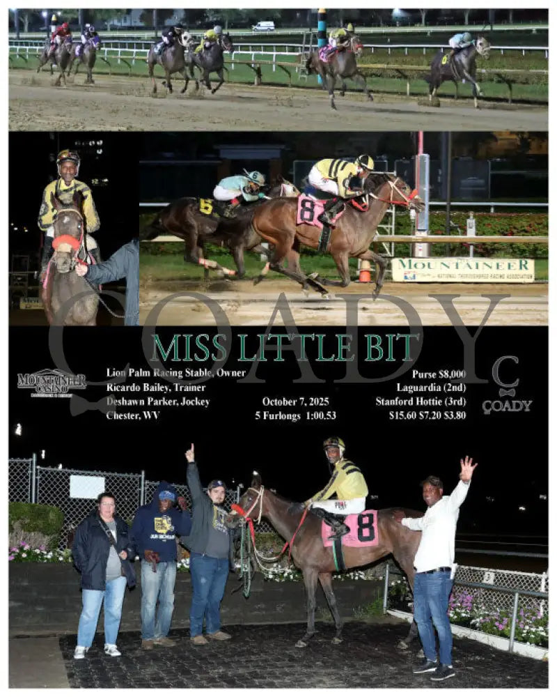 MISS LITTLE BIT - 10-07-25 - R08 - MNR Mountaineer Park