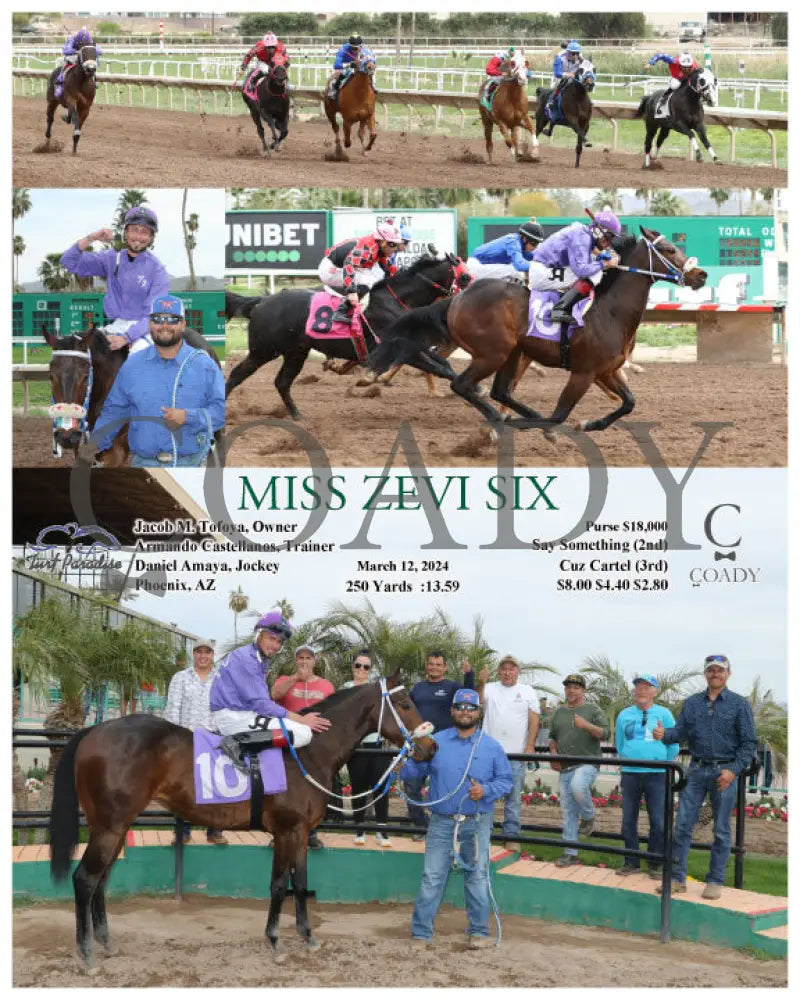 Miss Zevi Six - 03 - 12 - 24 R02 Tup Turf Paradise
