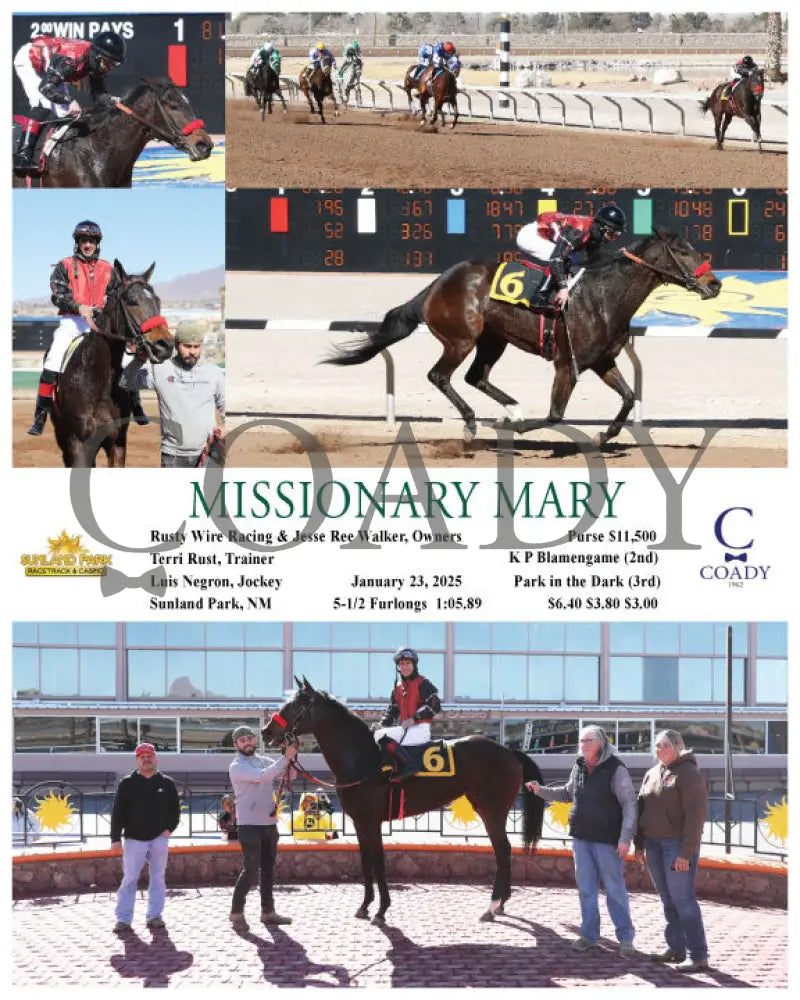 Missionary Mary - 01-23-25 R01 Sun Turfway Park