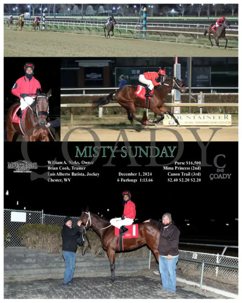 Misty Sunday - 12-01-24 R03 Mnr Mountaineer Park