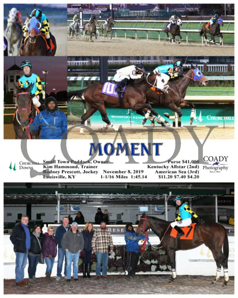 Moment - 11-08-19 R10 Cd Churchill Downs