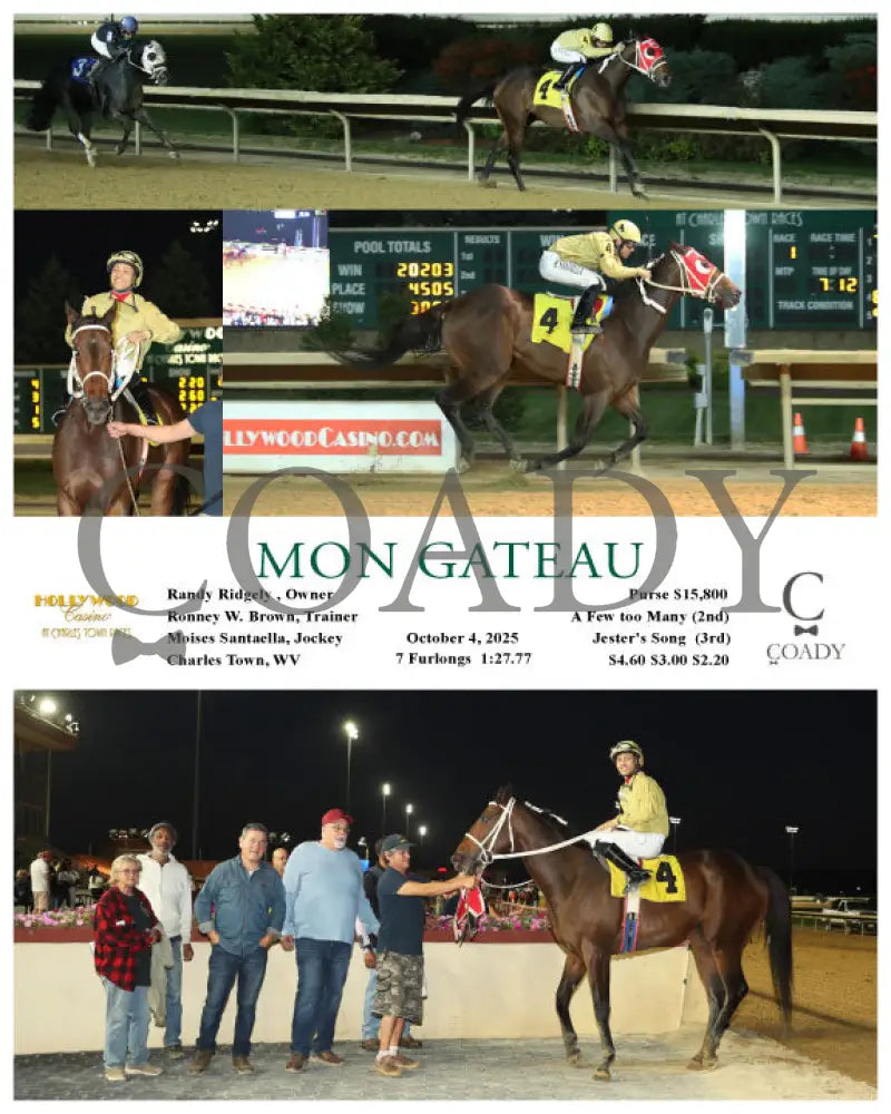 MON GATEAU - 100425 - Race 01 - CT - Coady Media - Kurtis Coady Photography