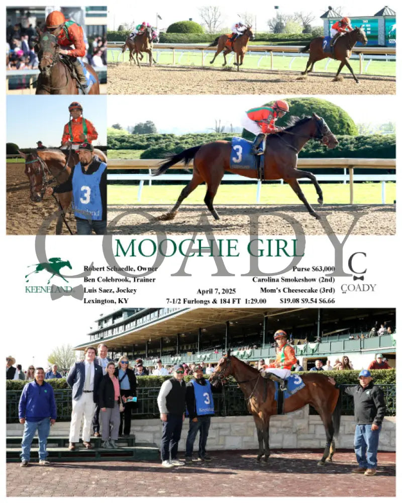 MOOCHIE GIRL - 040725 - Race 10 - KEE Keeneland