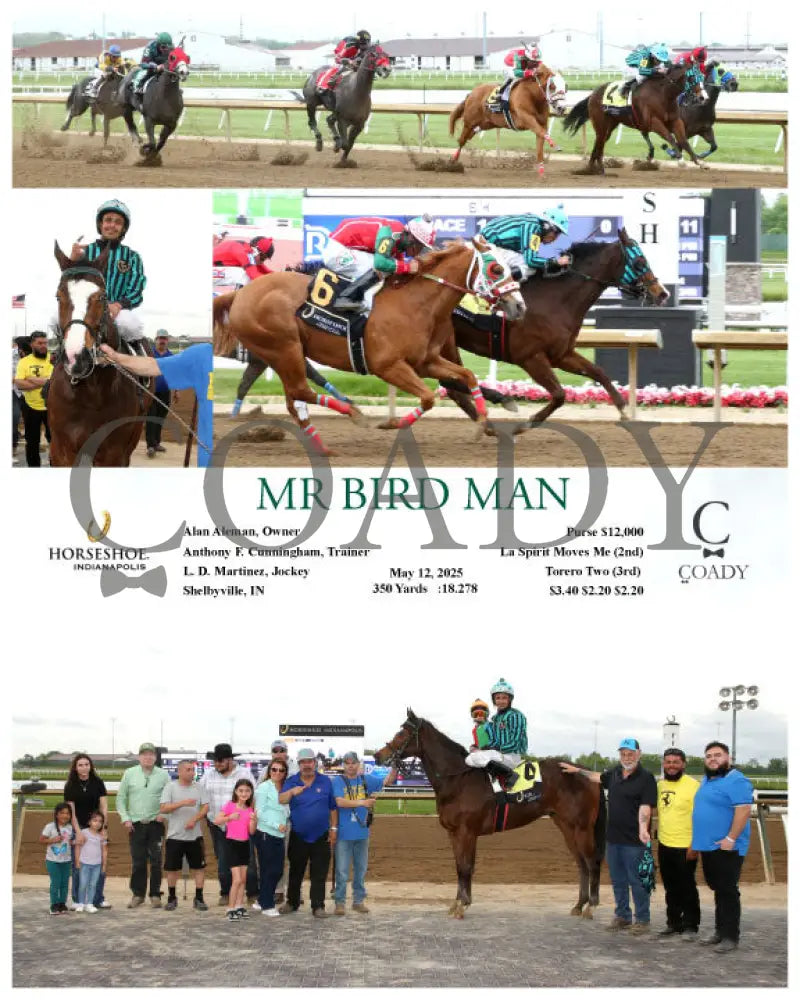 MR BIRD MAN - 05-12-25 - R11 - IND Indiana Grand