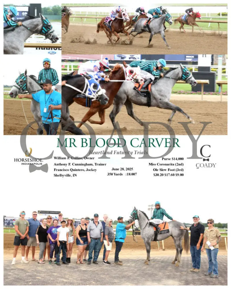 MR BLOOD CARVER - Heartland Futurity Trials - 06-28-25 - R10 - IND Indiana Grand