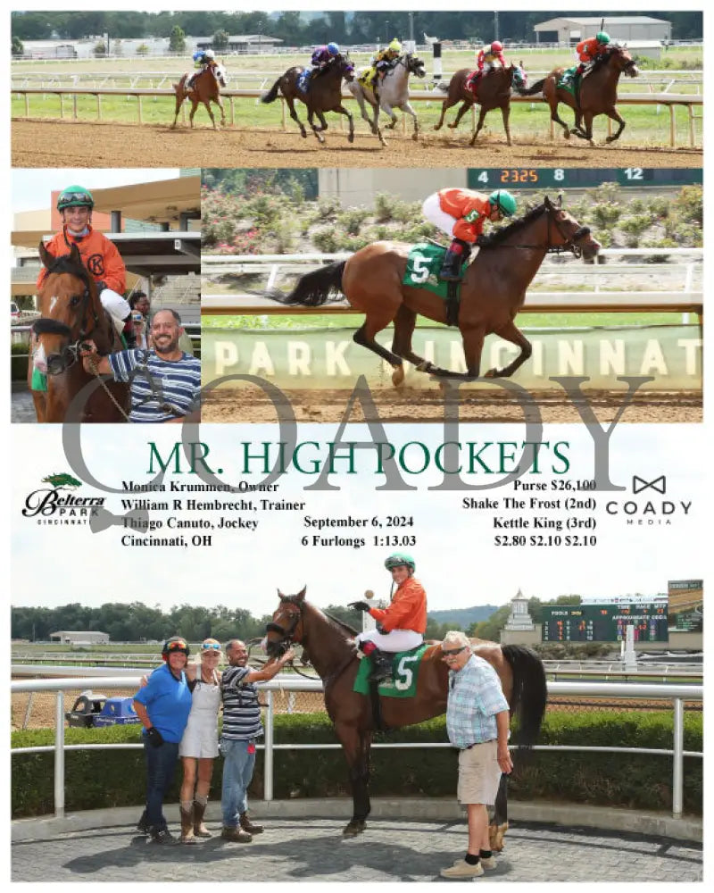 Mr. High Pockets - 090624 Race 03 Btp Belterra Park