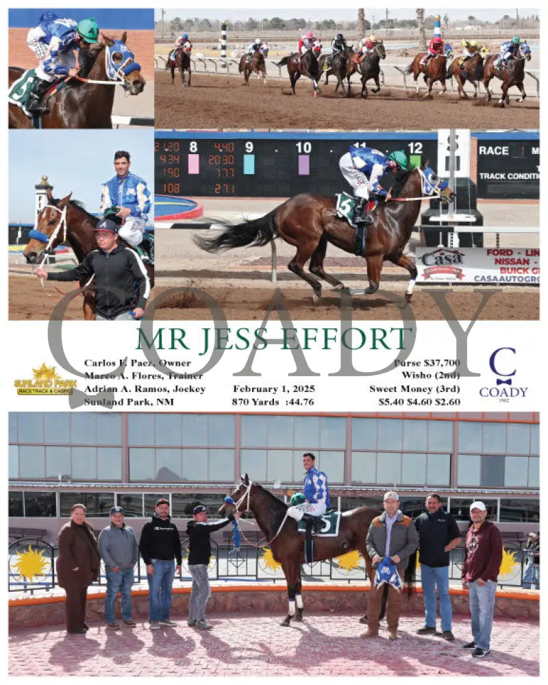 Mr Jess Effort - 02-01-25 R01 Sun Turfway Park