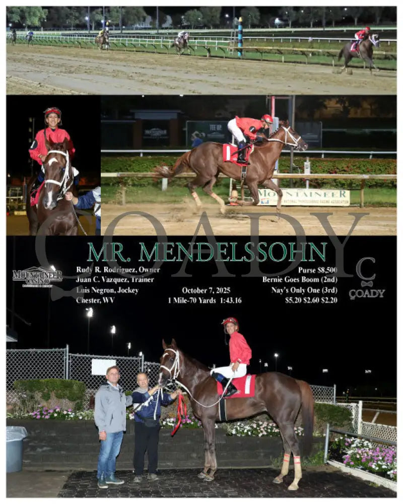 MR. MENDELSSOHN - 10-07-25 - R02 - MNR Mountaineer Park
