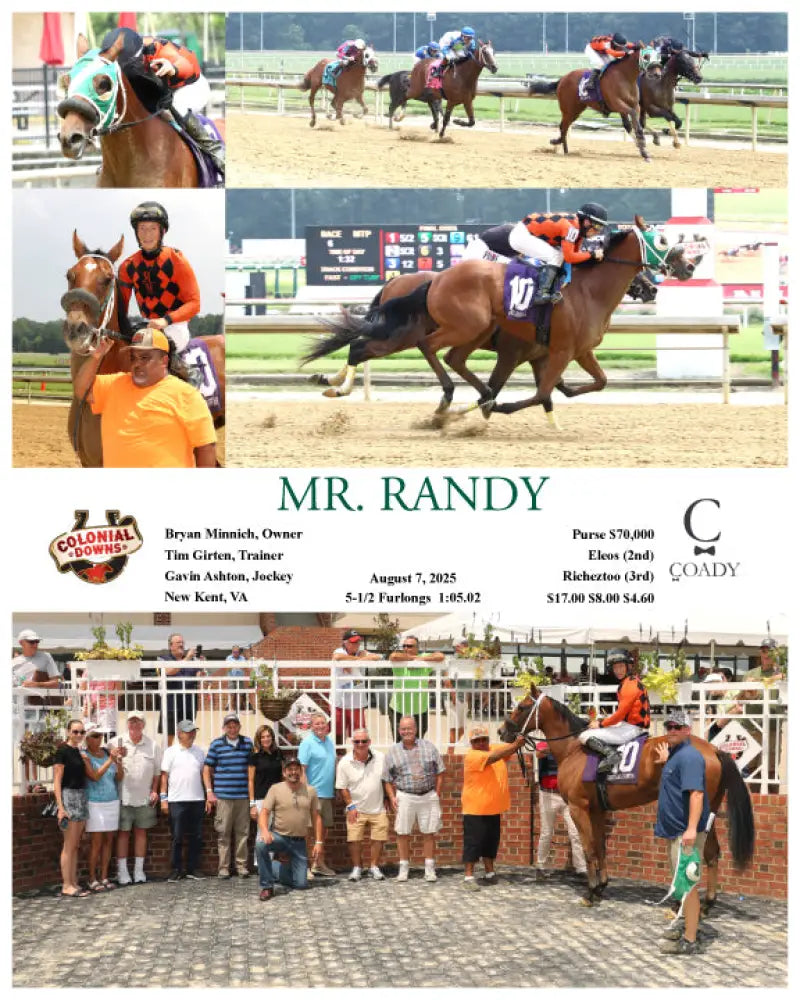 MR RANDY - 08-07-25 - R06 - CNL Colonial Downs