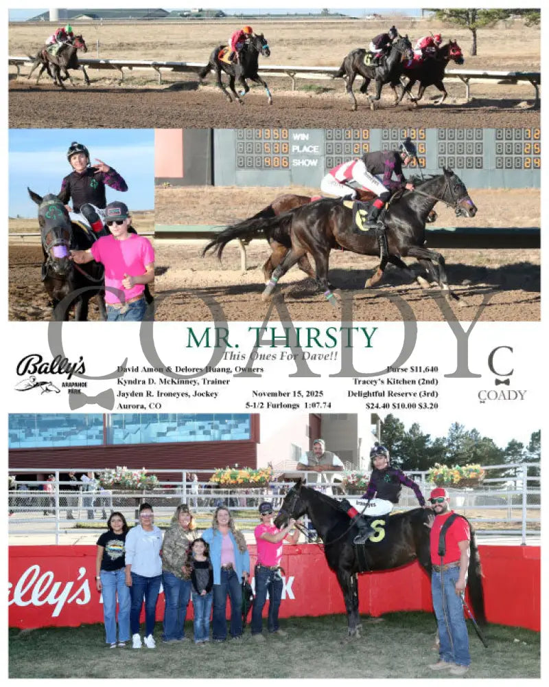 MR. THIRSTY - This Ones For Dave!! - 11-15-25 - R08 - ARP - Coady Media - Kurtis Coady Photography