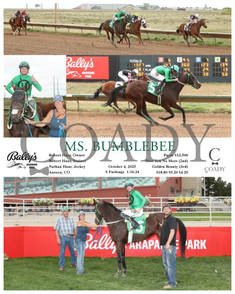 MS. BUMBLEBEE - 10-04-25 - R06 - ARP Arapahoe Park